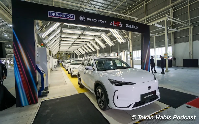 PROTON BAKAL PASANG KOMPONEN xEV DI TANJUNG MALIM