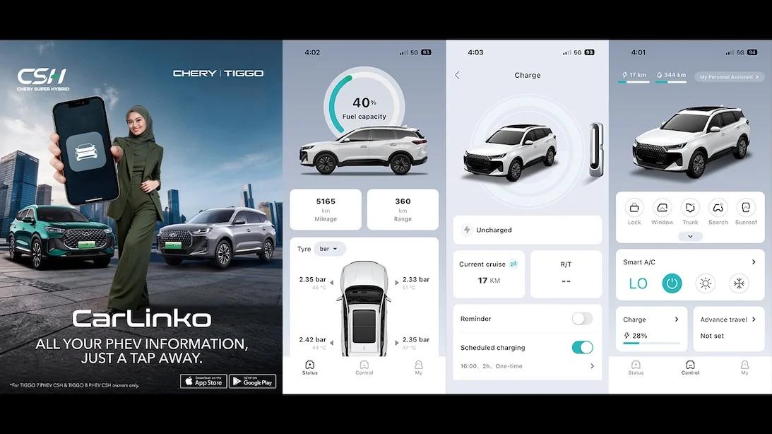 CHERY MALAYSIA LANCAR APLIKASI MUDAH ALIH CARLINKO