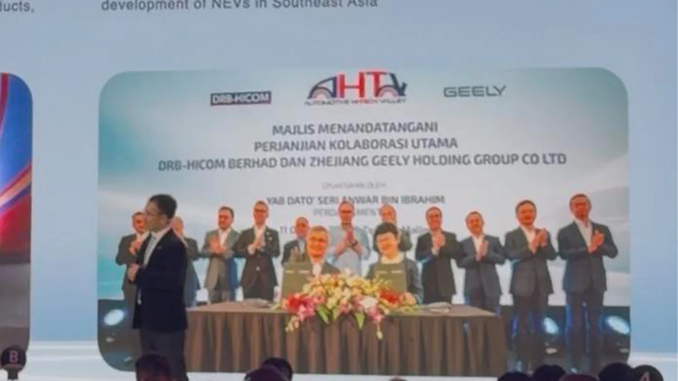 GEELY SASAR JUAL 500,000 KENDERAAN, 1 JUTA KOMPONEN MELALUI AHTV