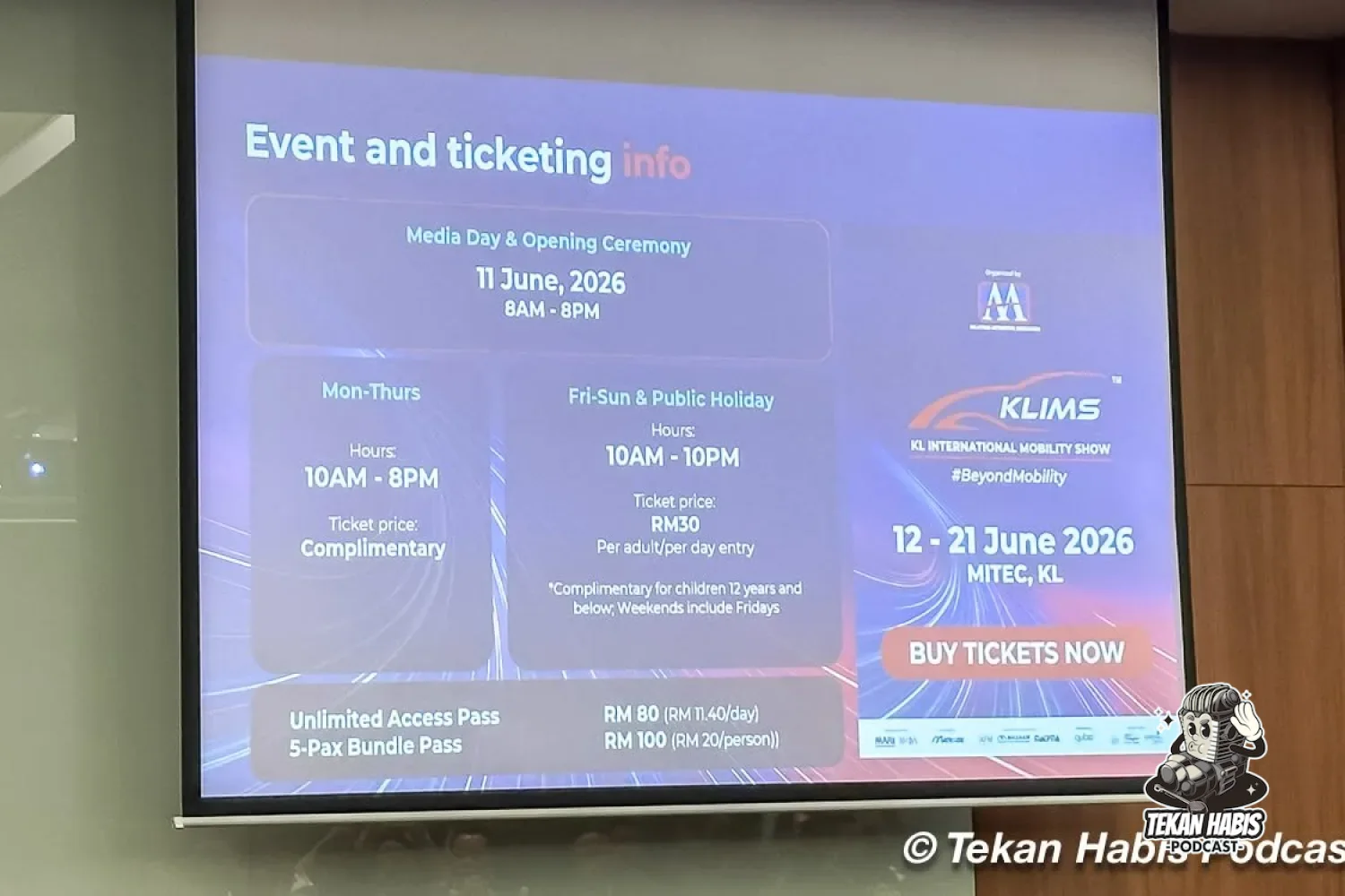 KLIMS 2026 SEDIA JEMPUT PENGUNJUNG DI MITEC BULAN DEPAN
