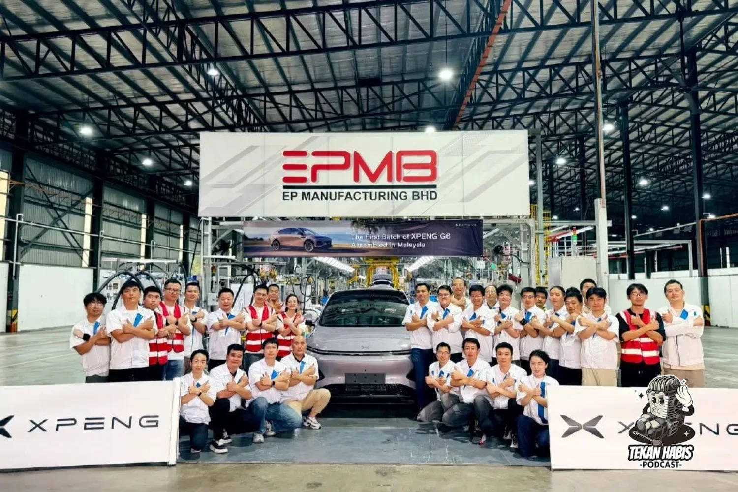 EV SUV XPENG G6 SUDAH MULA CKD DI EPMB MELAKA