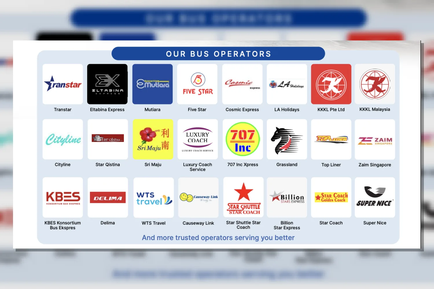 HAB PENGANGKUTAN LALAPORT DILANCARKAN - 30 OPERATOR BAS KHUSUS KE SINGAPURA