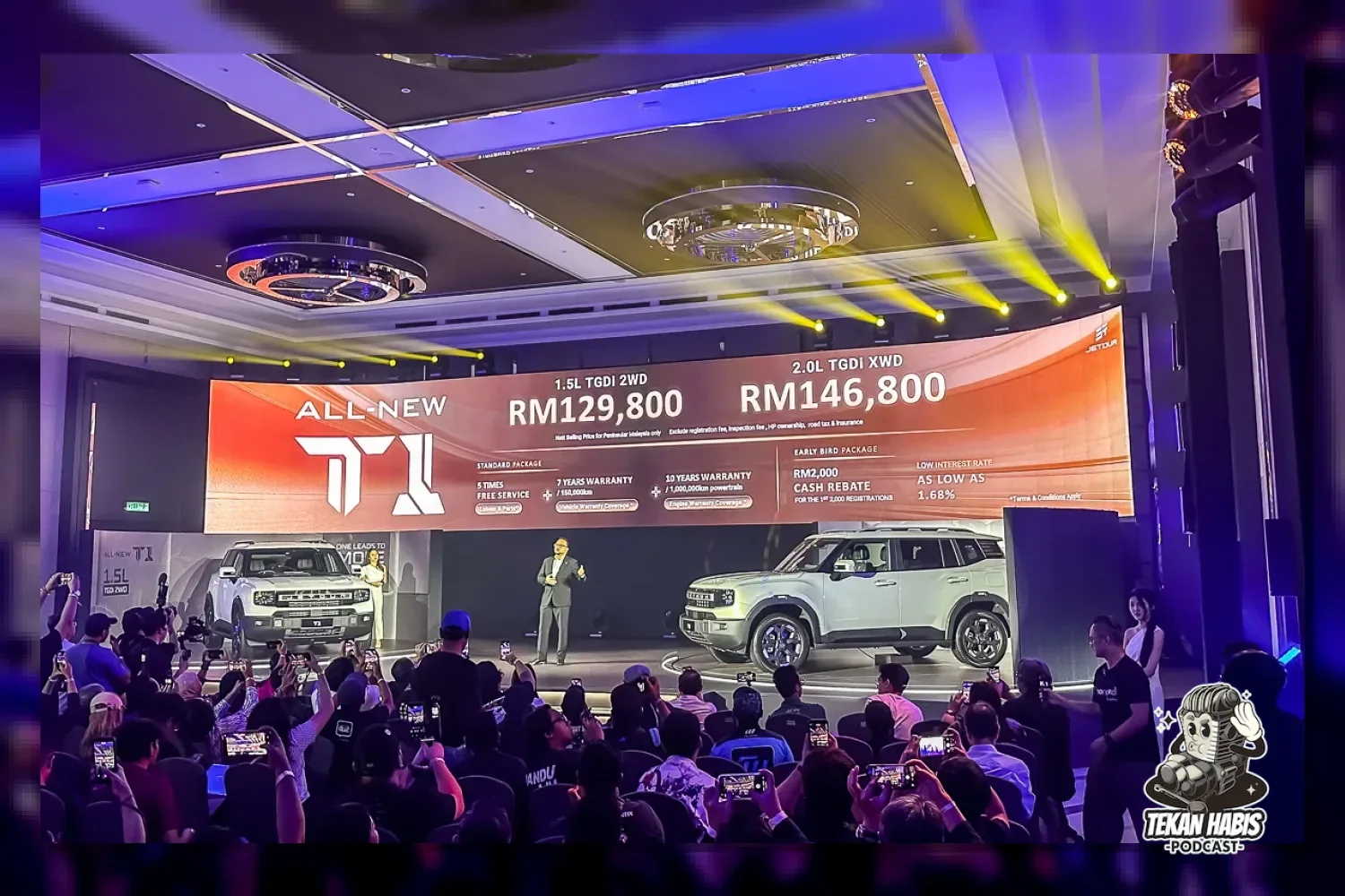 JETOUR T1 RASMI DILANCAR – CKD, 2 VARIAN, DARI RM129,800