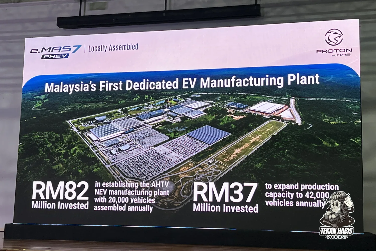 PROTON MULAKAN PEMASANGAN E.MAS 7 PHEV DI TANJONG MALIM