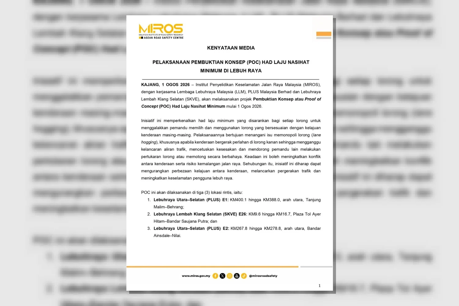 Sumber gambar: MIROS