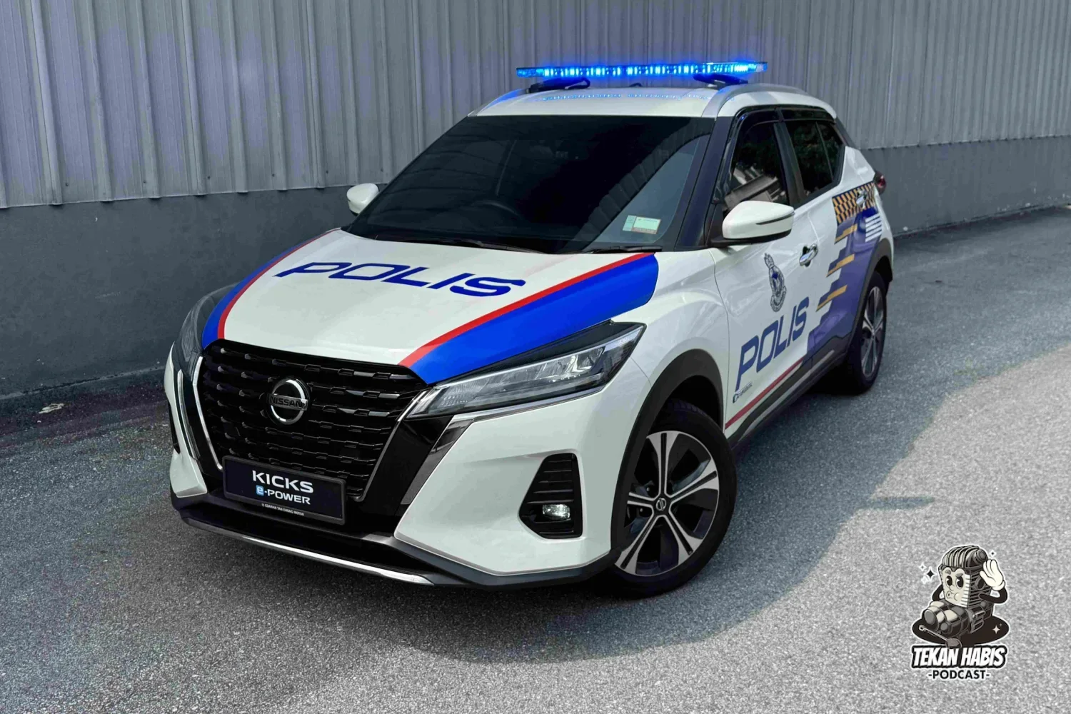 ETCM SERAH NISSAN KICKS E-POWER UNTUK UJIAN KENDERAAN PERONDA PDRM