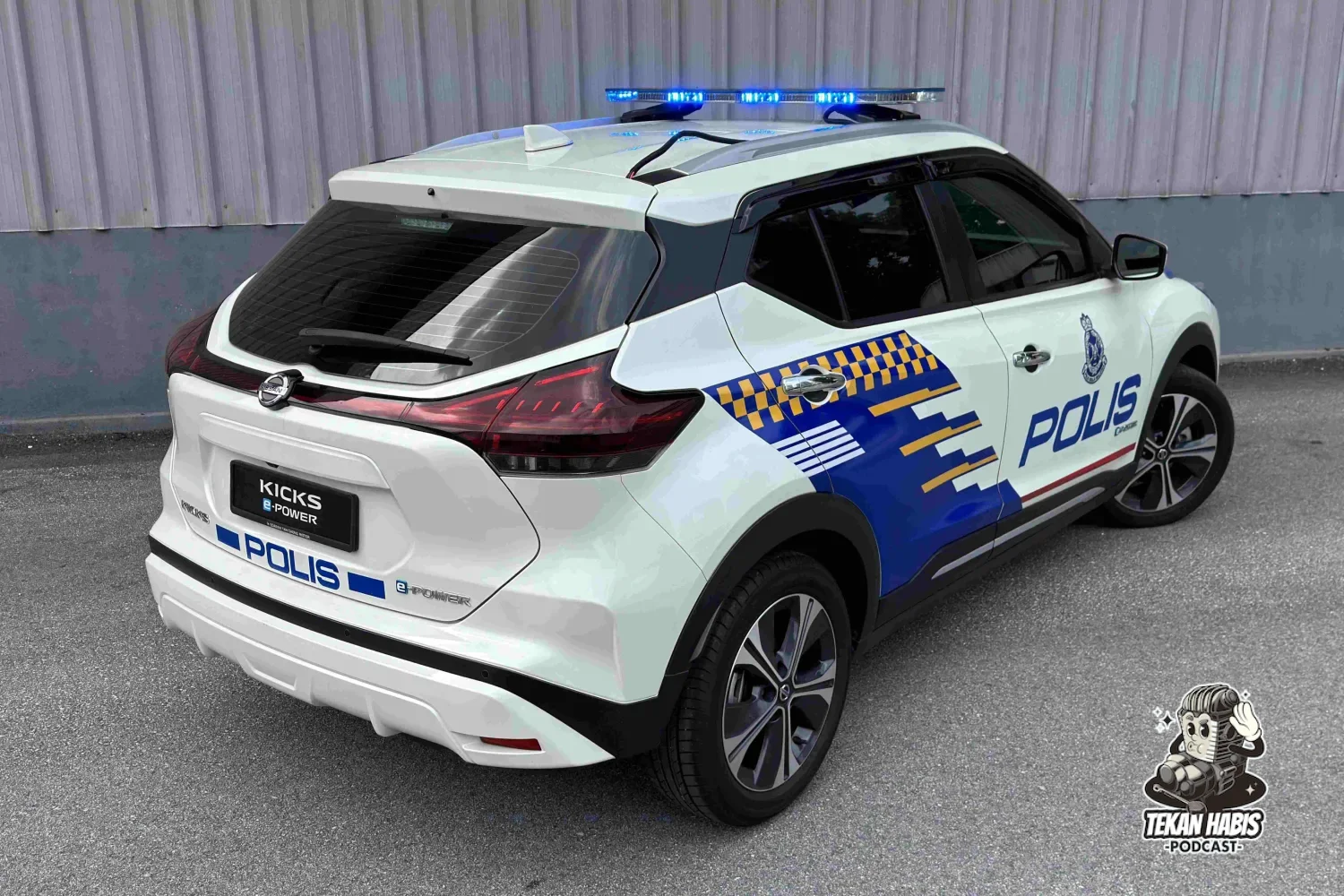ETCM SERAH NISSAN KICKS E-POWER UNTUK UJIAN KENDERAAN PERONDA PDRM