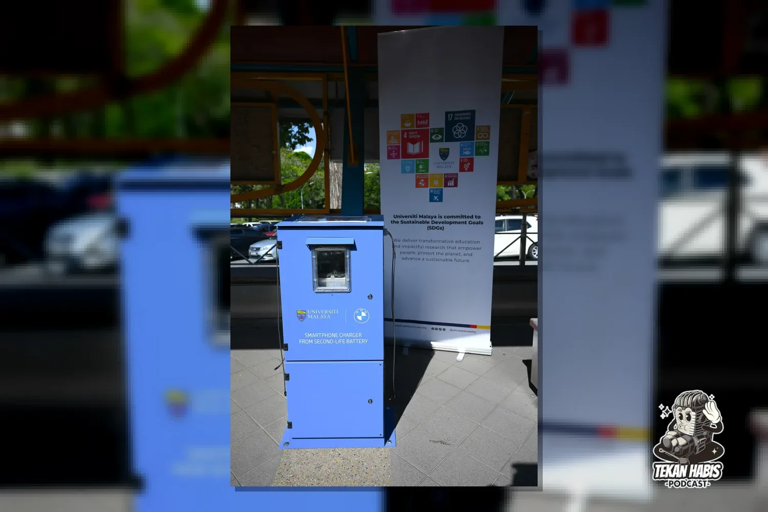 BMW & UM BINA STESEN PENGECASAN TELEFON PINTAR GUNA SOLAR & BATERI EV TERPAKAI HAYAT KEDUA