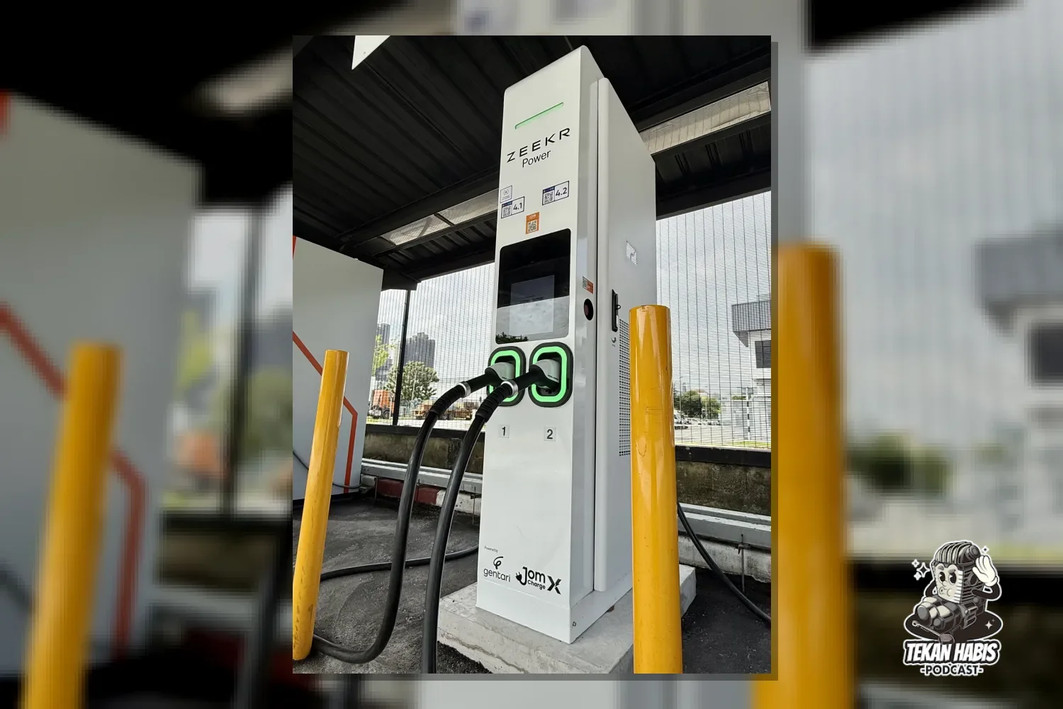 EVC LANCAR JENAMA JOMCHARGEX – RANGKAIAN STESEN PENGECASAN DC 200KW DAN KE ATAS