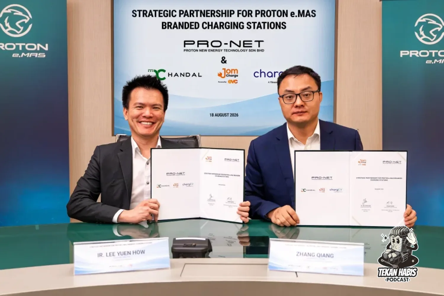 PROTON E.MAS BERKERJASAMA DENGAN 3 CPO UTAMA BANGUNKAN STESEN PENGECASAN SENDIRI