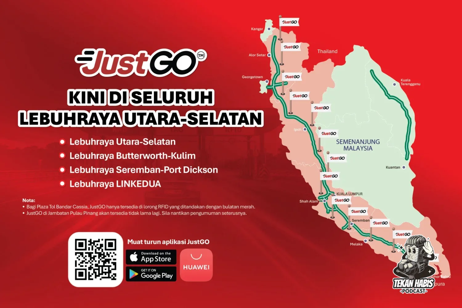SISTEM PEMBAYARAN TOL JUSTGO ANPR KINI AKTIF DI SELURUH JAJARAN PLUS