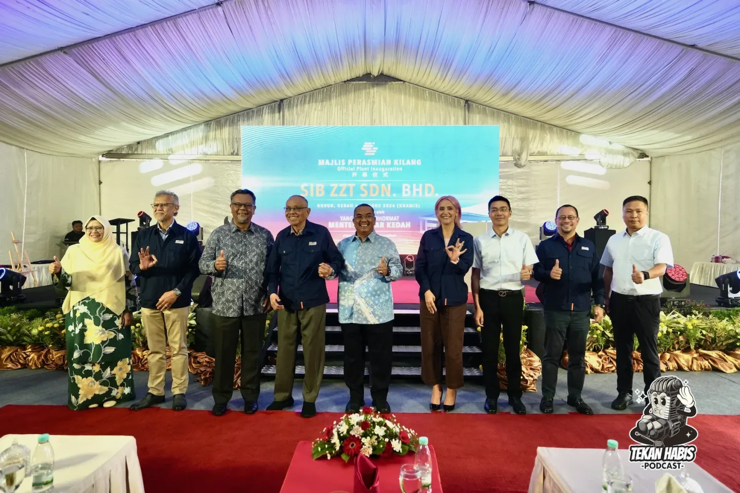 SIB & ZZ TECH RASMIKAN KILANG KOMPONEN TENAGA BAHARU DI GURUN, KEDAH