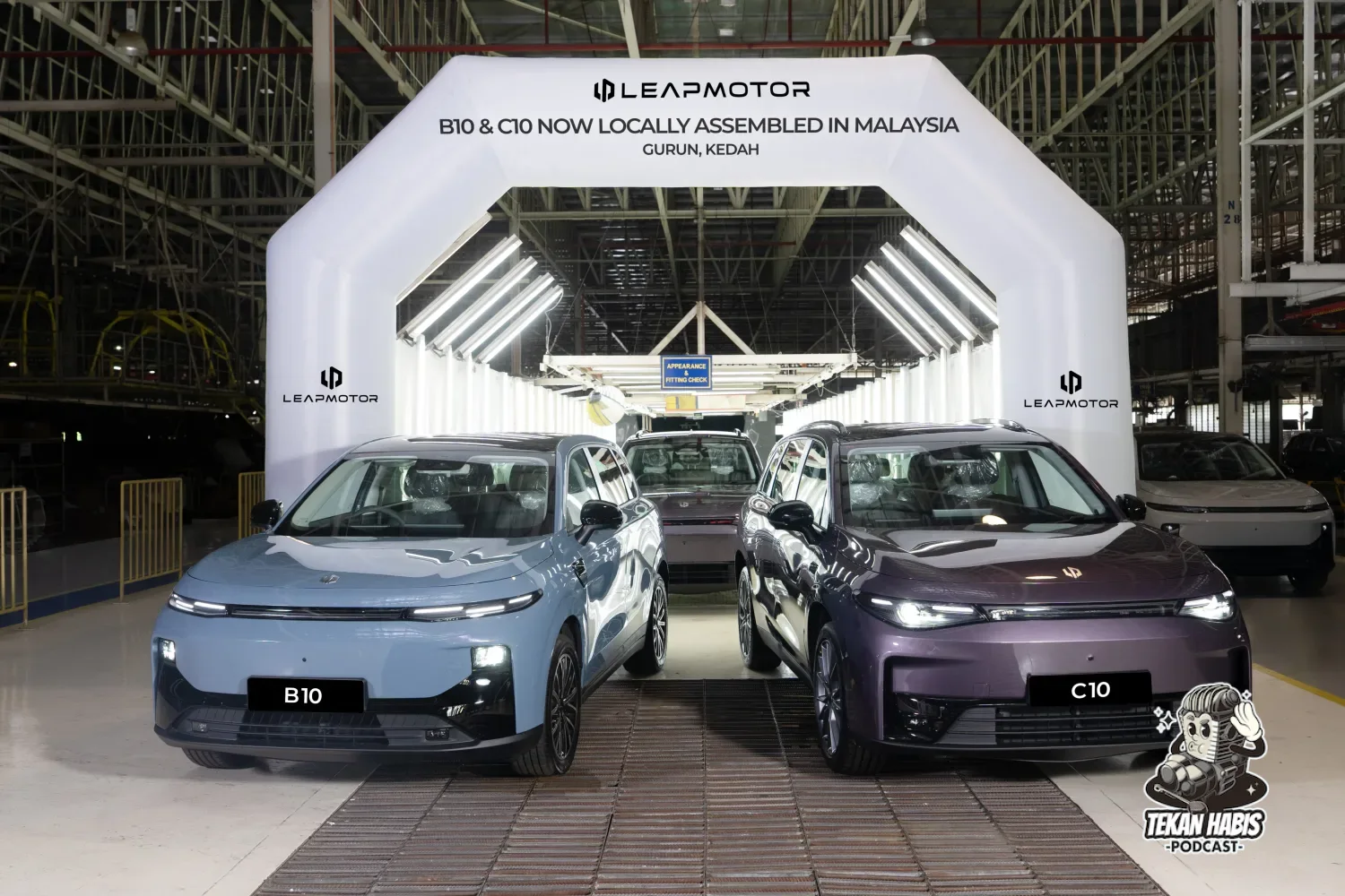 LEAPMOTOR C10 & B10 KINI DIPASANG SECARA TEMPATAN (CKD) DI GURUN, KEDAH