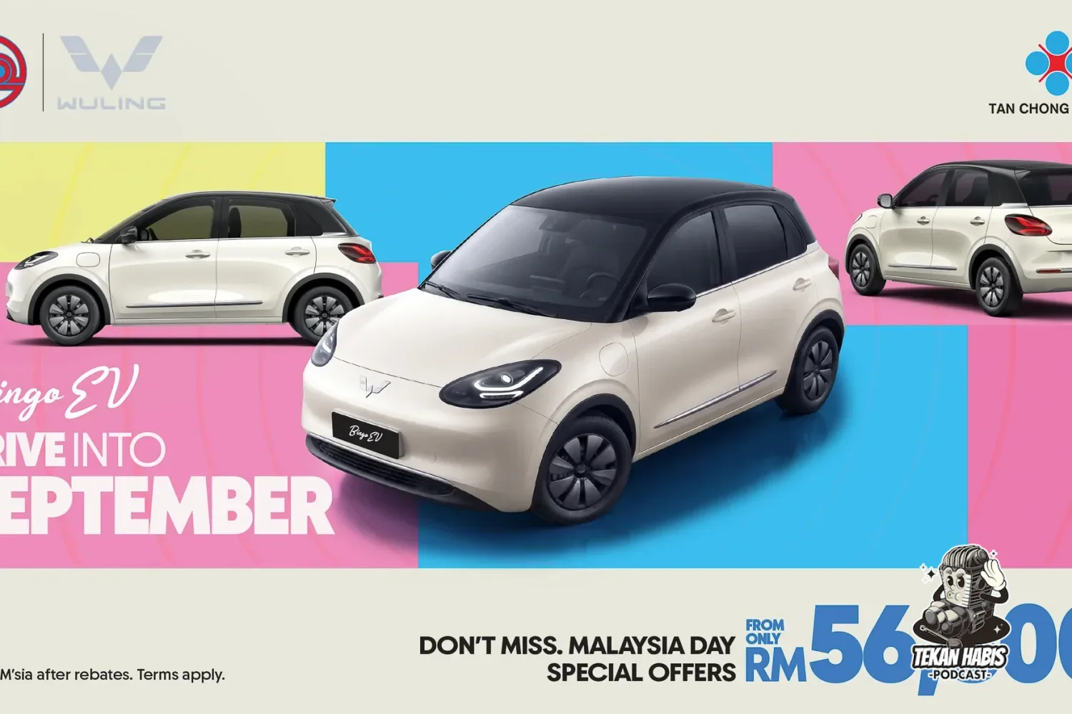 TQ WULING BINGO EV TERIMA REBAT KHAS, HARGA KINI MULA DARI RM56,800