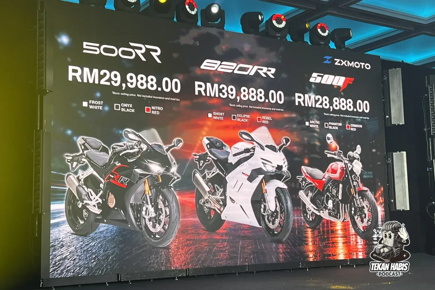 ZXMOTO rasmi tiba di Malaysia dengan 3 model baharu
