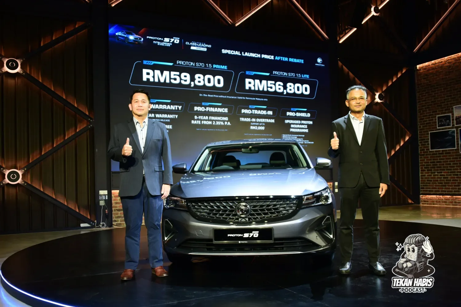 PROTON S70 LITE & PRIME RASMI DILANCAR – RM56,800* & RM59,800*