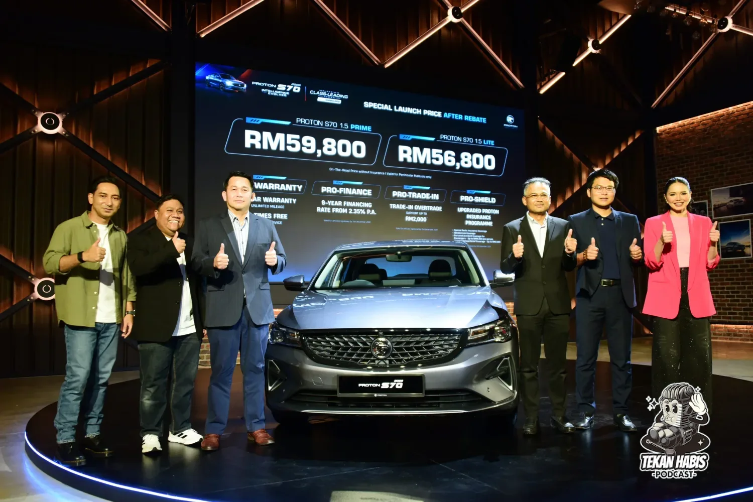 PROTON S70 LITE & PRIME RASMI DILANCAR – RM56,800* & RM59,800*