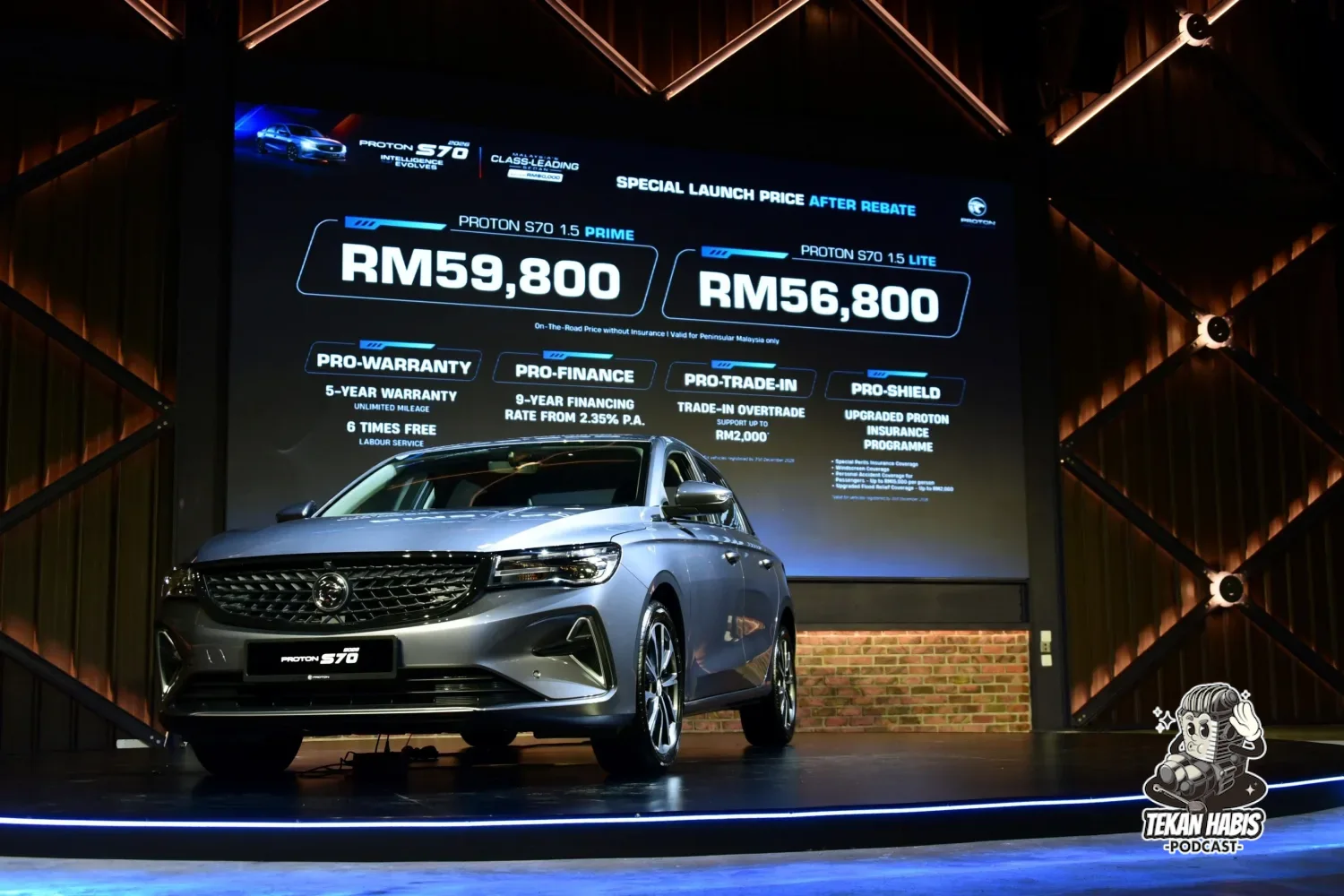 PROTON S70 LITE & PRIME RASMI DILANCAR – RM56,800* & RM59,800*