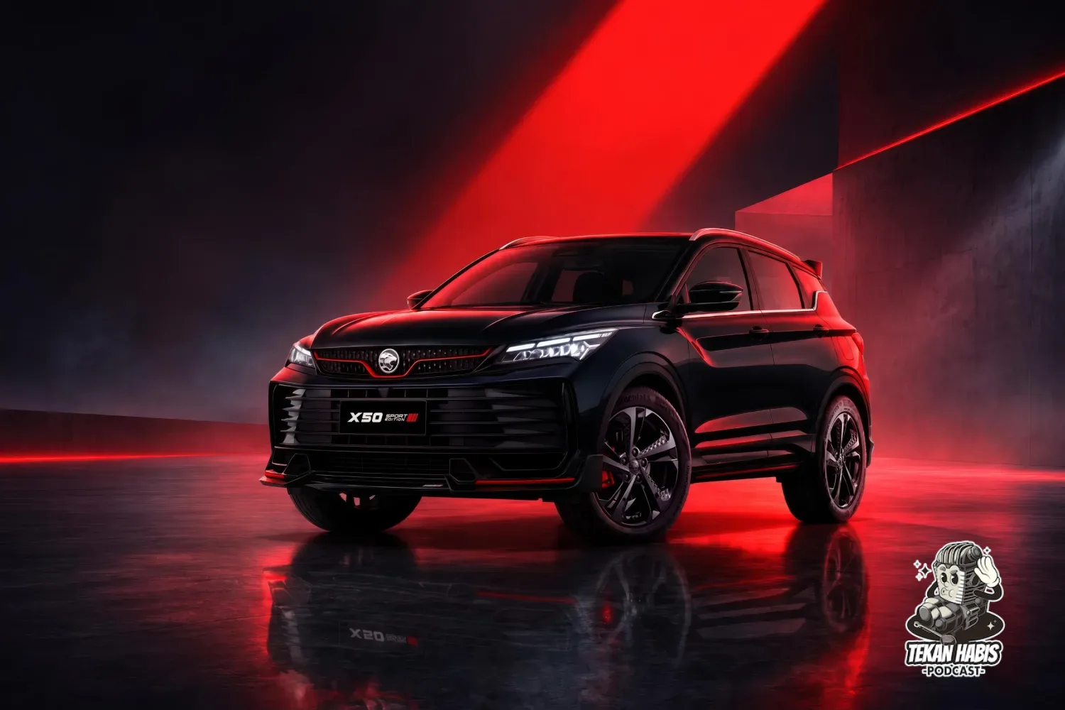 PROTON UMUM X50 SPORT EDITION BAHARU, TEMPAHAN KINI BUKA