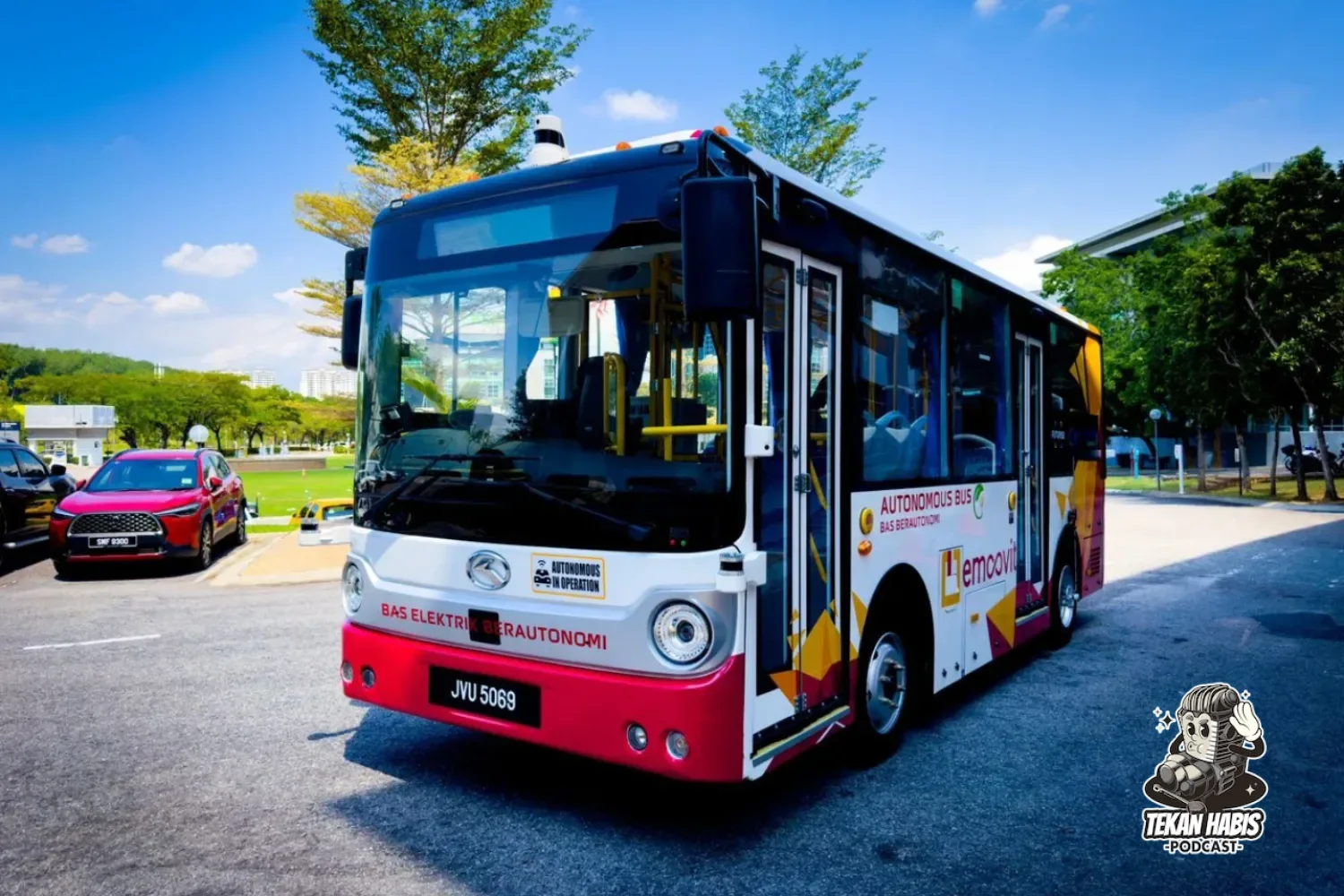 BAS AUTONOMI ELEKTRIK SUDAH MULA BERKHIDMAT DI PUTRAJAYA