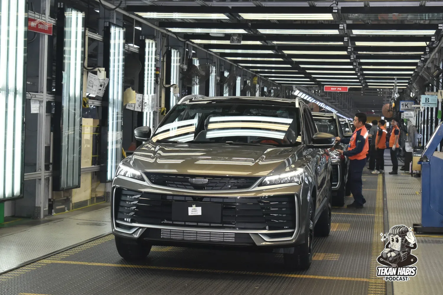 PROTON TANJONG MALIM TINGKATKAT EKSPORT, KINI PASANG MODEL GEELY RHD & LHD