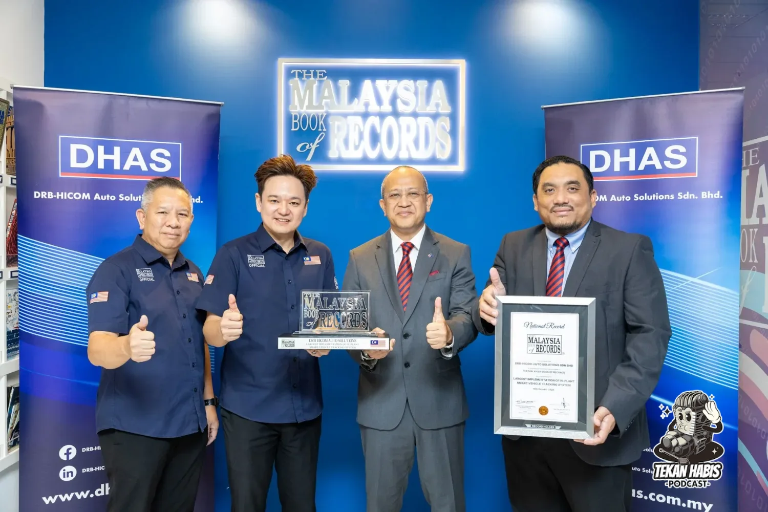 DRB-HICOM AUTO SOLUTIONS DIIKTIRAF MBOR BAGI SISTEM PINTAR PENJEJAKAN KENDERAAN
