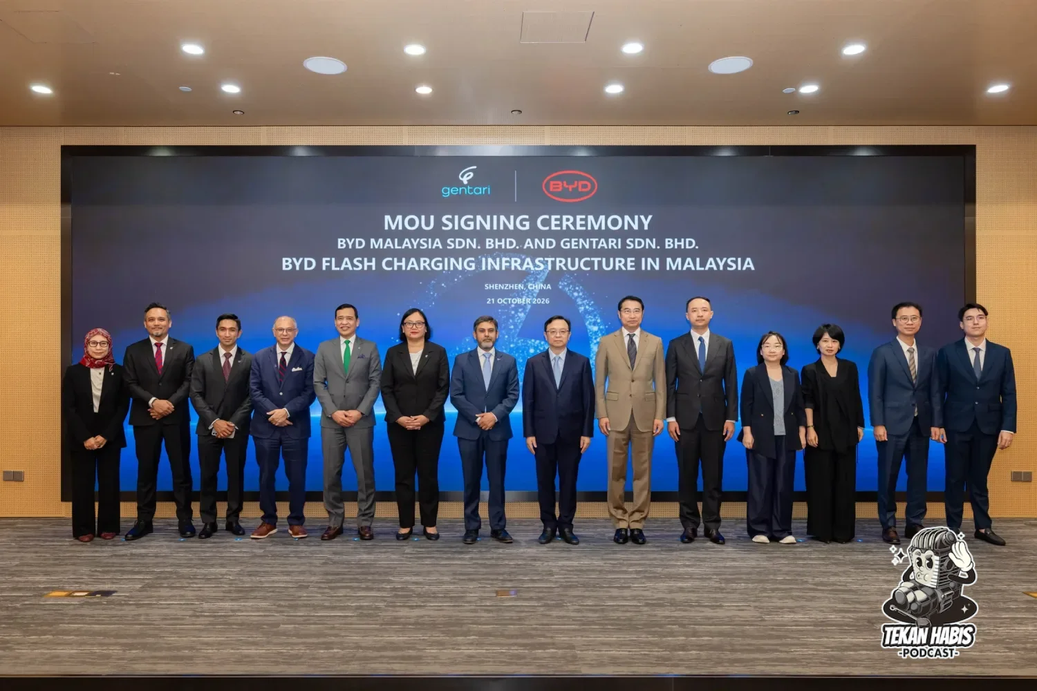 GENTARI & BYD UMUM KERJASAMA BANGUNKAN FLASH CHARGING DI MALAYSIA