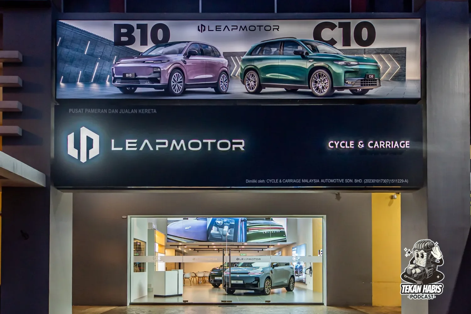 C&C BUKA BILIK PAMERAN LEAPMOTOR DI SETIA ALAM
