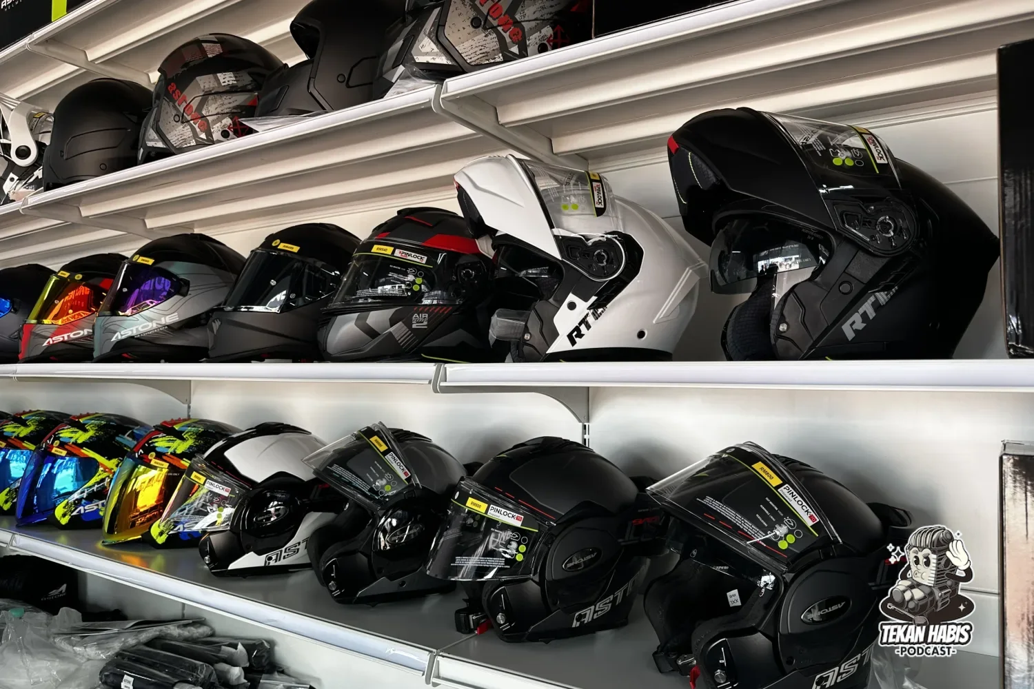 Barisan produk helmet baharu dari Astone Helmets Malaysia (Winmaster Sdn Bhd).