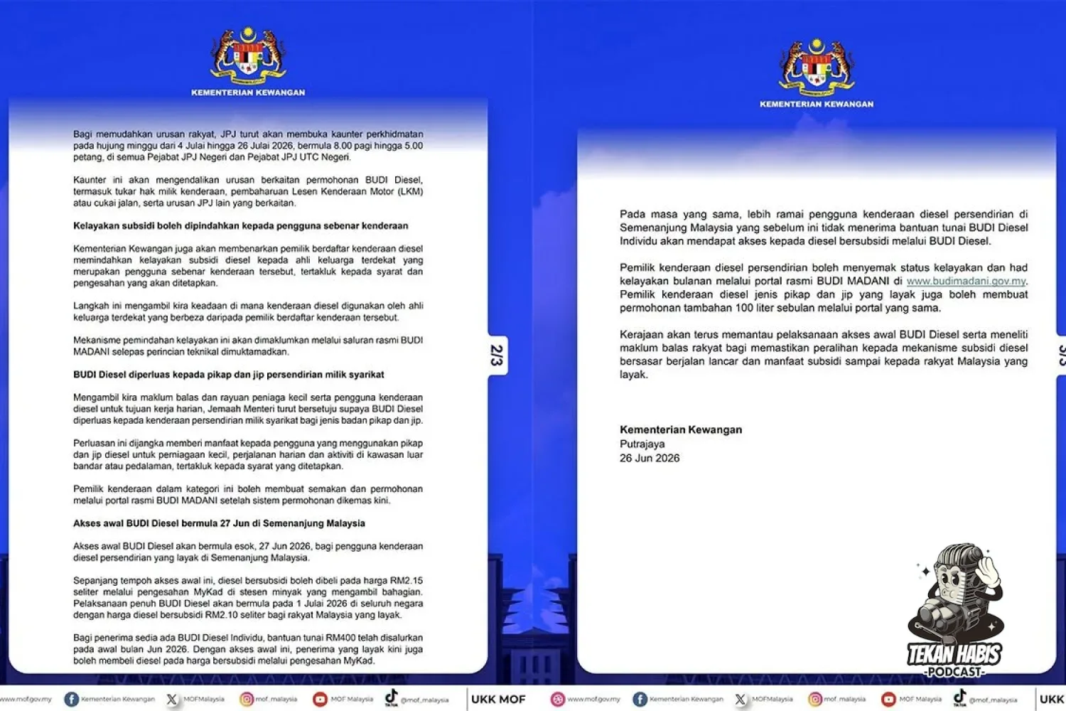 BUDI DIESEL – 5 SOALAN LAZIM
