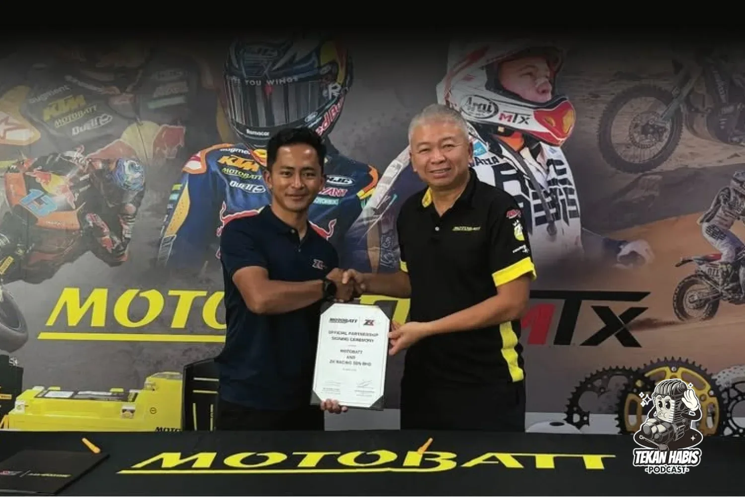 MotoBatt Menjadi Rakan Sokongan Strategik ZK Racing