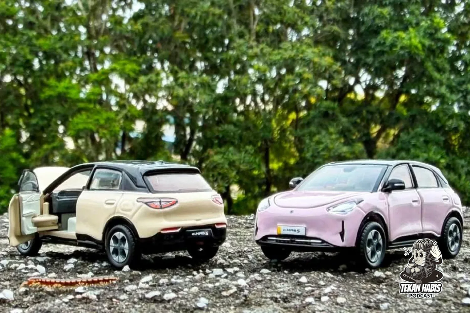 PROTON & SUNWAY TINY TOYS HASILKAN SAGA MC3 & E.MAS 5 MINIATUR