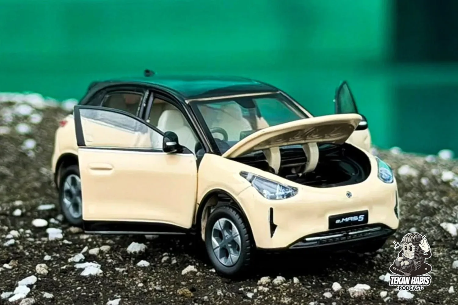 PROTON & SUNWAY TINY TOYS HASILKAN SAGA MC3 & E.MAS 5 MINIATUR